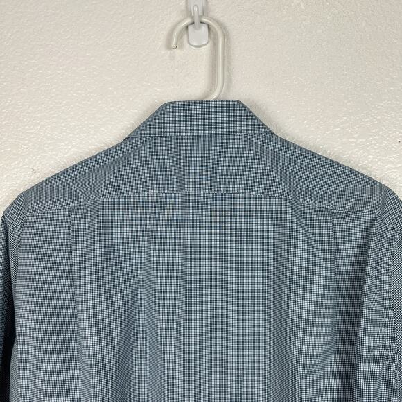 J Crew Ludlow Classic Fit Shirt Mens 34 15 1/2 Green Check Button Up Classic - Picture 6 of 11